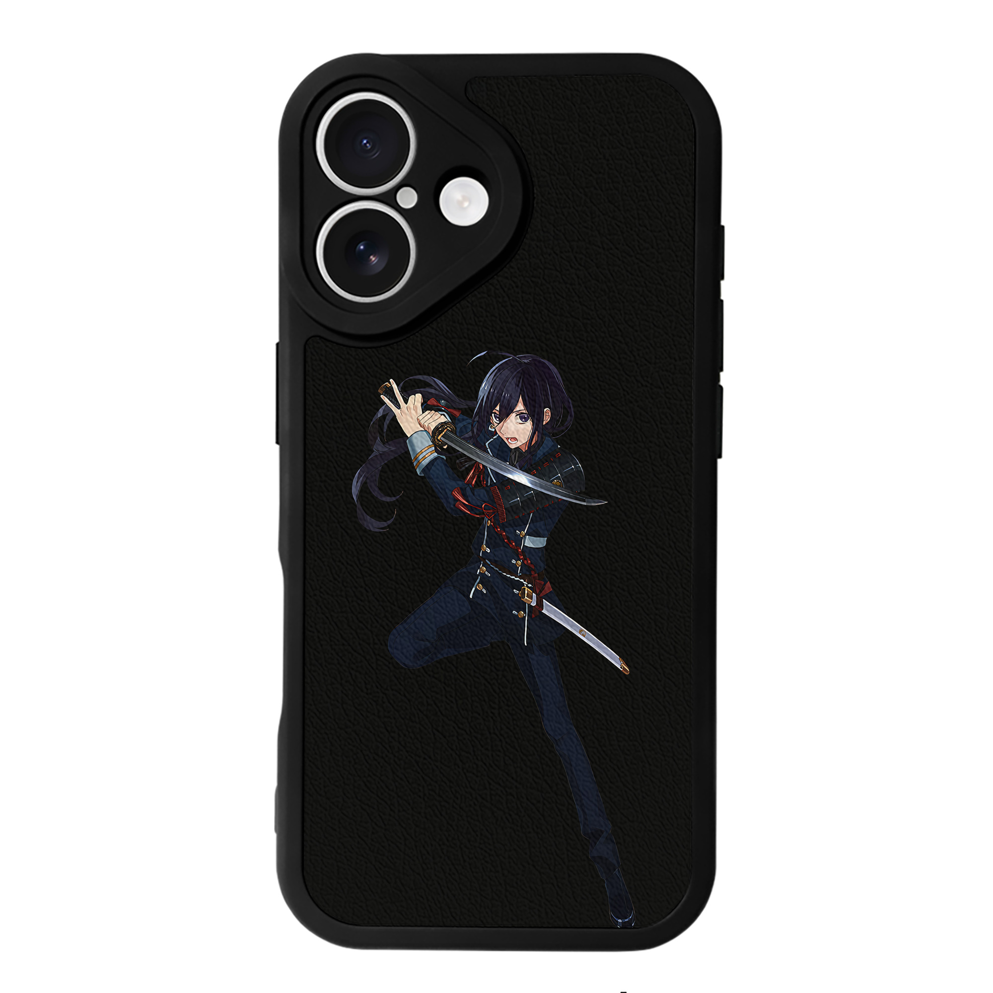 （画像用） 刀剣乱舞 Touken Ranbu 【iPhone 16シリーズ対応】シリコンスマホケース（レザー調） 材質：シリコン
